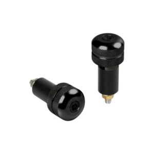 LAMPA KORMÁNYVÉGSÚLY GUMIS FEKETE BORDÁS (17MM)