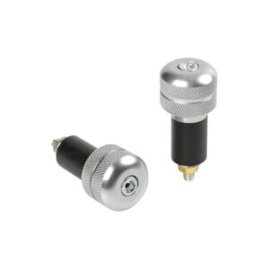LAMPA KORMÁNYVÉGSÚLY GUMIS SU-4 EZÜST (17MM)